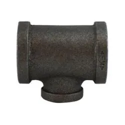 [MID-65306] 1-1/4 X 1 BLACK REDUCNG BRNCH T