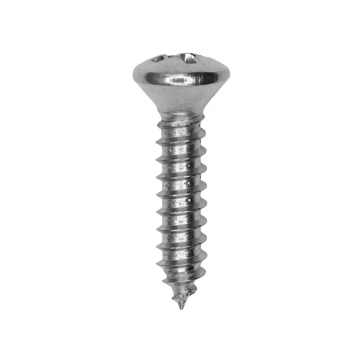 #8 x 3/4 PHILLIPS OVAL HEAD TAPPING SCREW