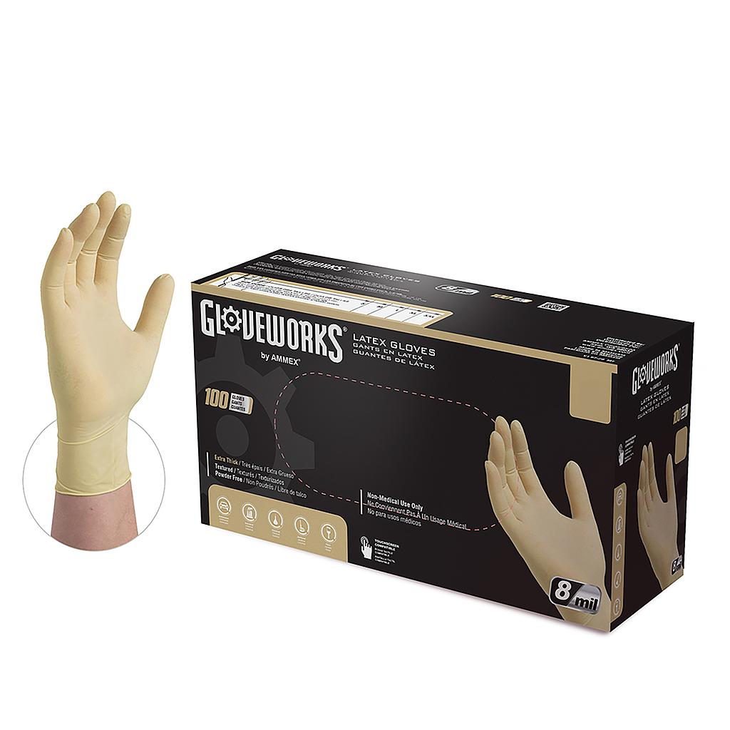 [AMM-ILHD48100] XL IVORY SMOOTH NITRILE GLOVE