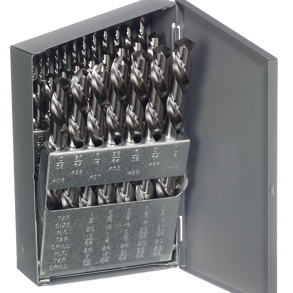 Champion Left Hand Drill Set 29 Pc. 1/16-1/2 x 64ths