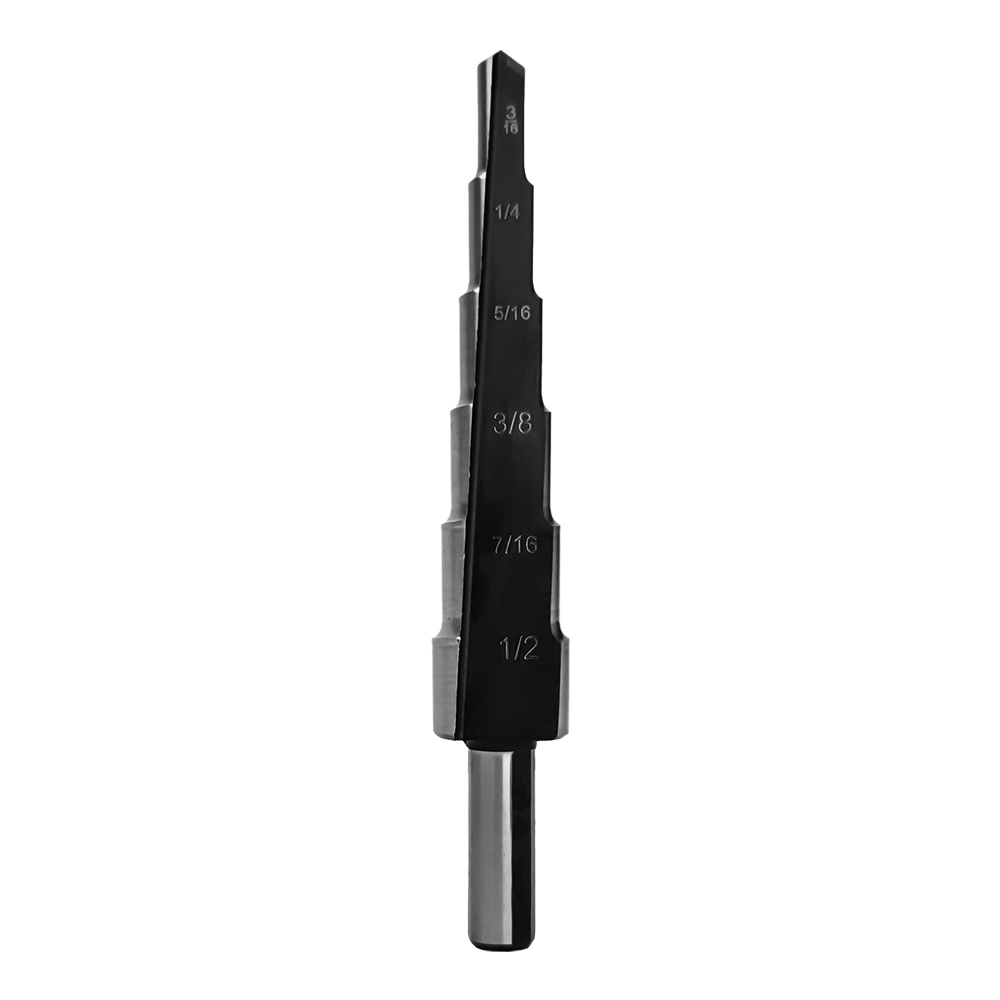 1/2X3/16 Champion Step Bit (3/16 - 1/2 x 16ths) 6 Seps