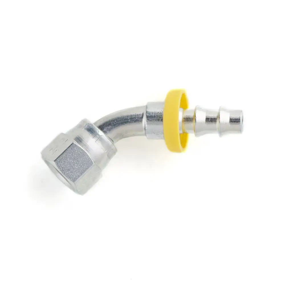 #4 FJIC 1/4 HOSE BARB 45°