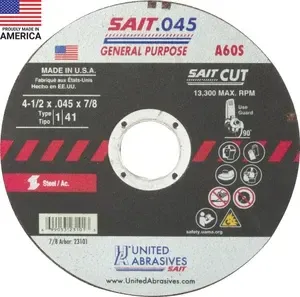 4 1/2 X 7/8 CUT OFF WHEEL