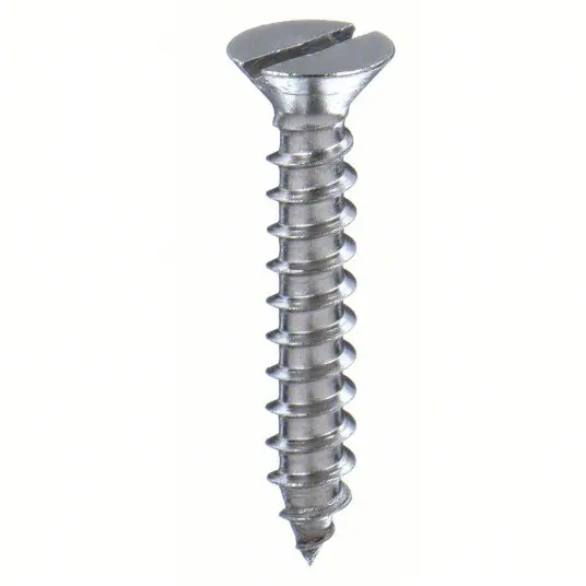 #8-15 X 1-1/4 SLOTTED FLAT HEAD SHEET METAL SCREW
