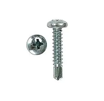 STAINLESS 10 X 3/4" SQUARE PAN HEAD SHEET METAL TEK SCREW