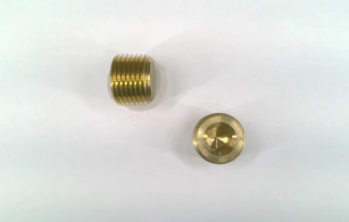 1/2" RECESSED HEX PLUG BRASS