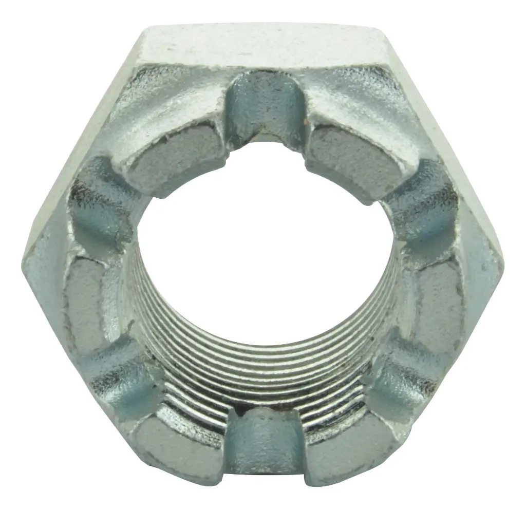 11/8-7 SLOTTED HEX NUT