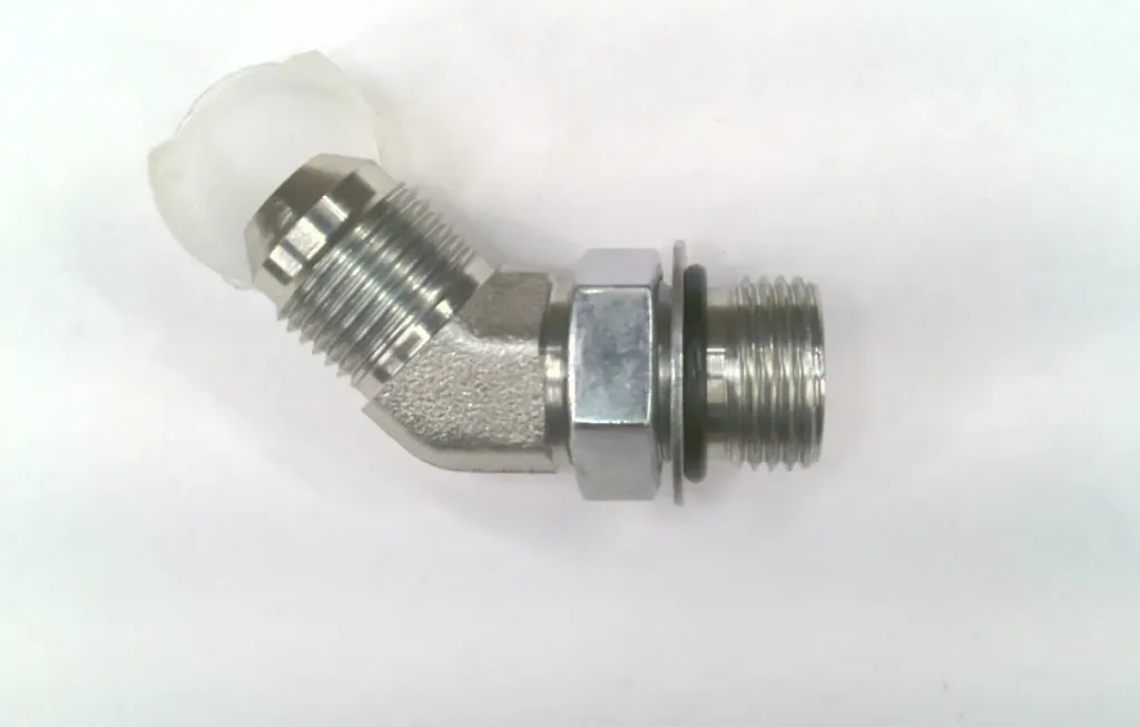 10 JIC TO 8 O-RING ELBOW 45°