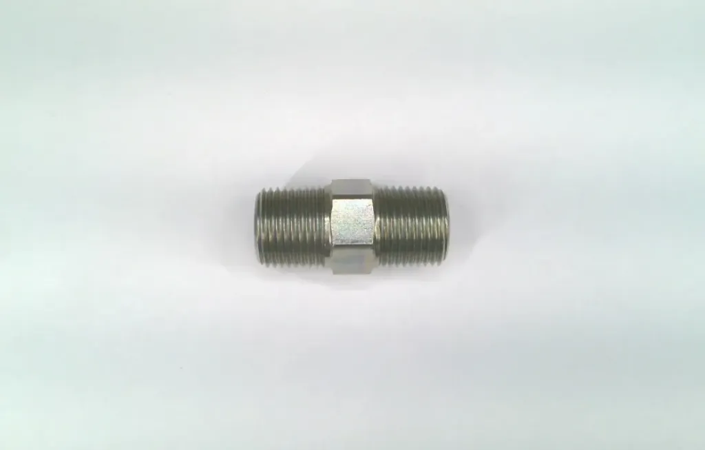 [BRN-SS5404-12-12] 3/4 MNPT SS HEX NIPPLE