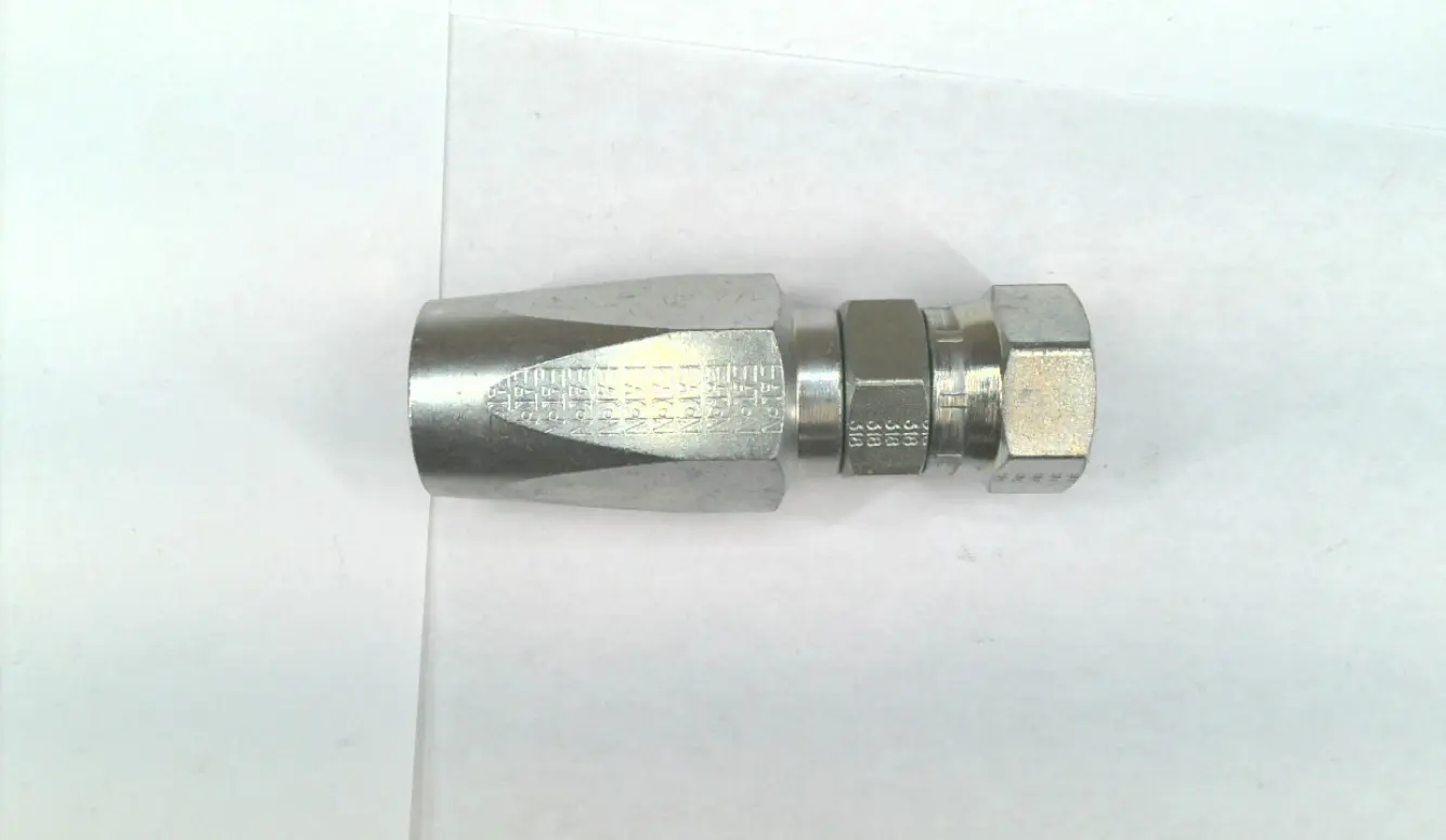 -8FJIC STRAIGHT REUSABLE HOSE END