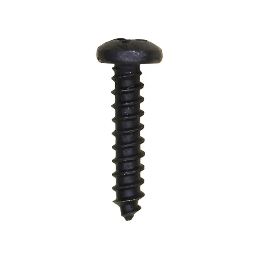 #8 X 3/4 SLOTTED HEX WASHER SHEET METAL SCREW BLACK OXIDE