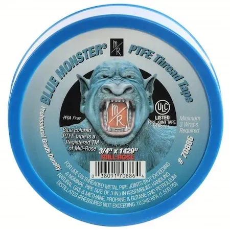 3/4 BLUE MONSTER TEFLON TAPE