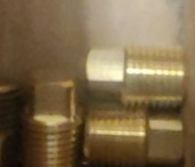 1/4 SQUARE HEAD BRASS PLUG