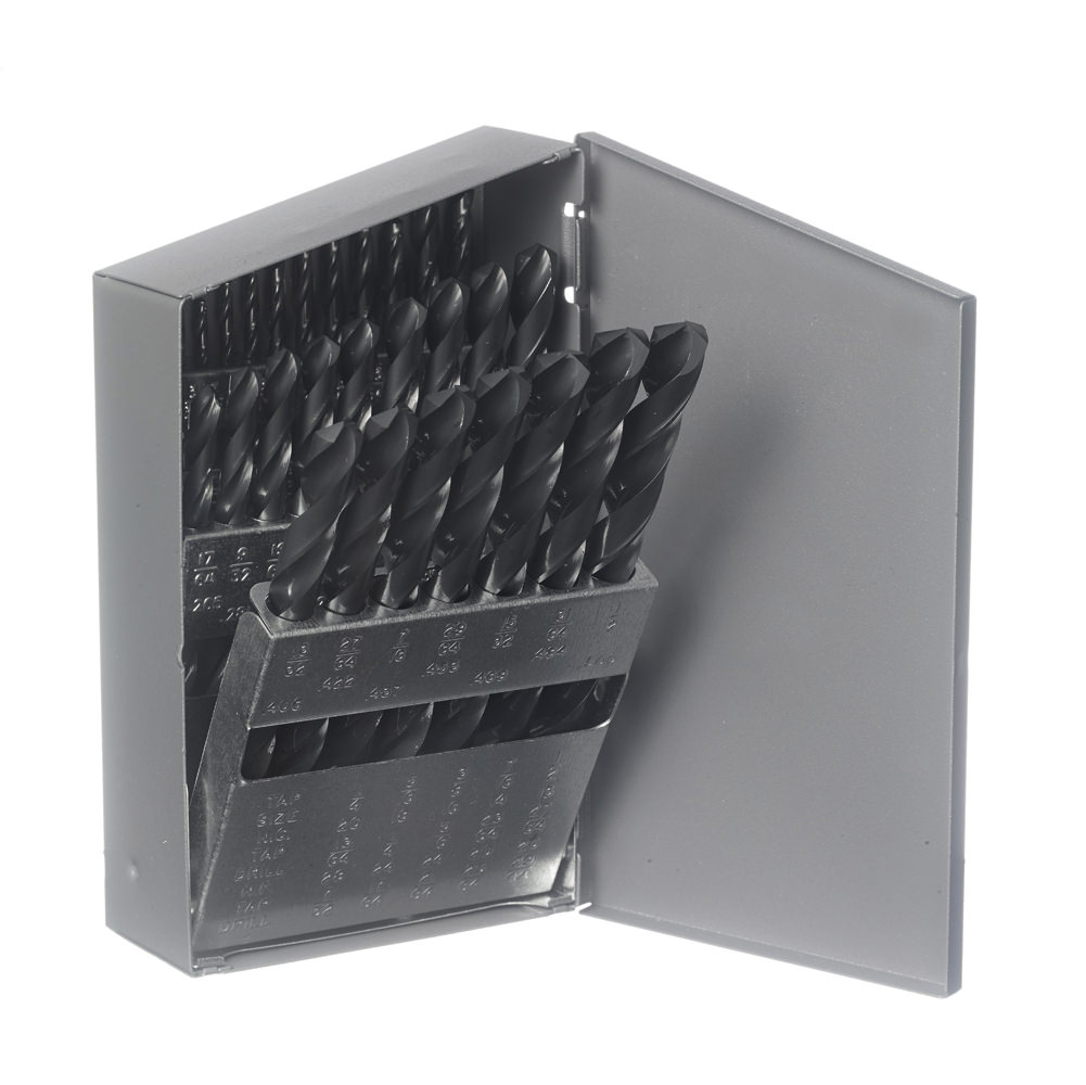 Champion General Purpose Split Point Drill Set 29 Pc. 1/16-1/2 x 64ths