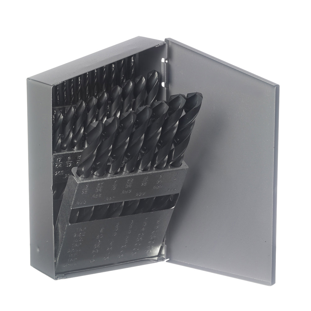 Champion General Purpose Drill Set 29 Pc. 1/16-1/2 x 64ths
