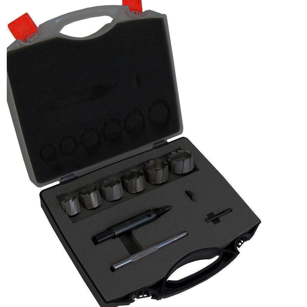SET-2 Champion 12 Pc. Sheet Metal Cutter Set Sizes: 7/8 to 1-1/2"