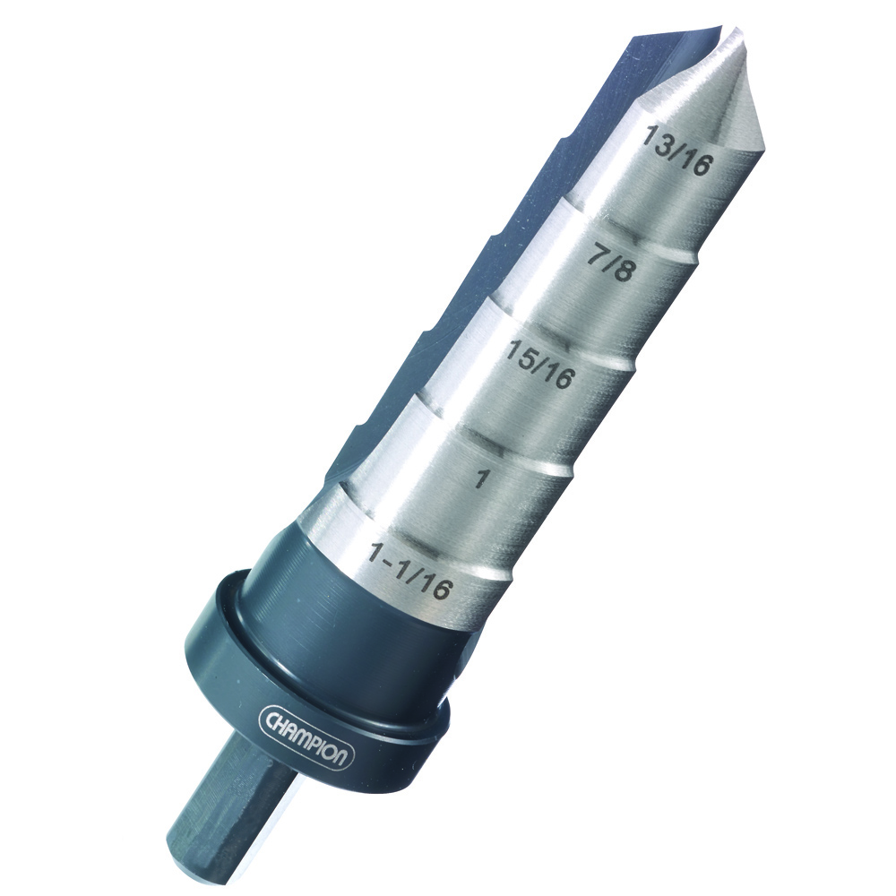 13/16X1-1/16 Champion Heavy Duty Brute Step Reamer 13/16 to 1-1/16"