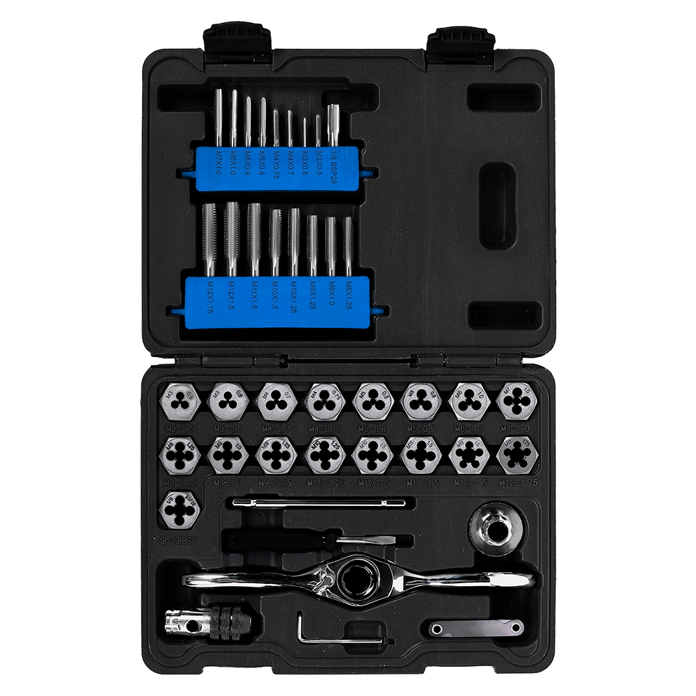 A Tap and Die Set- UNC  UNF 40 Piece