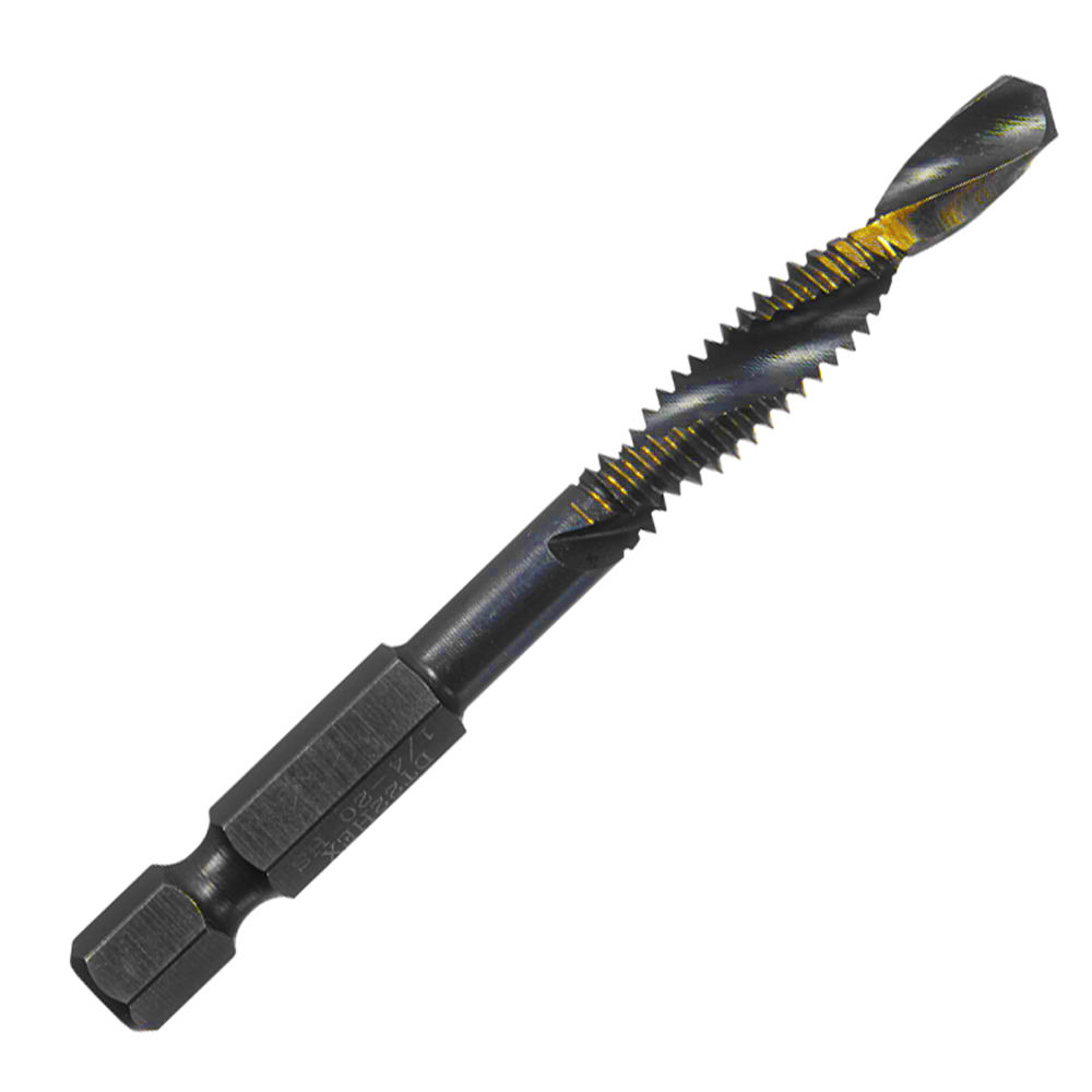 10-24 Champion Hex Shank Drill & Tap Combination Impact Ready