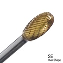 IPAC Champion SE1 High Performance Carbide Bur Double Cut TiN Coated