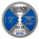714-64-KO-ST Champion Cermet Tipped Circular Saw Blade- Stainless Steel Cutting 7-1/4" Diameter, 64 Teeth, Knockout Arbor