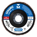 4-1/2" x 7/8" Ceramic Flap Disc T29 40 Grit