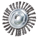 4" x 3/16" x 5/8"-11 Stringer Bead Wire Wheel For Angle Grinder