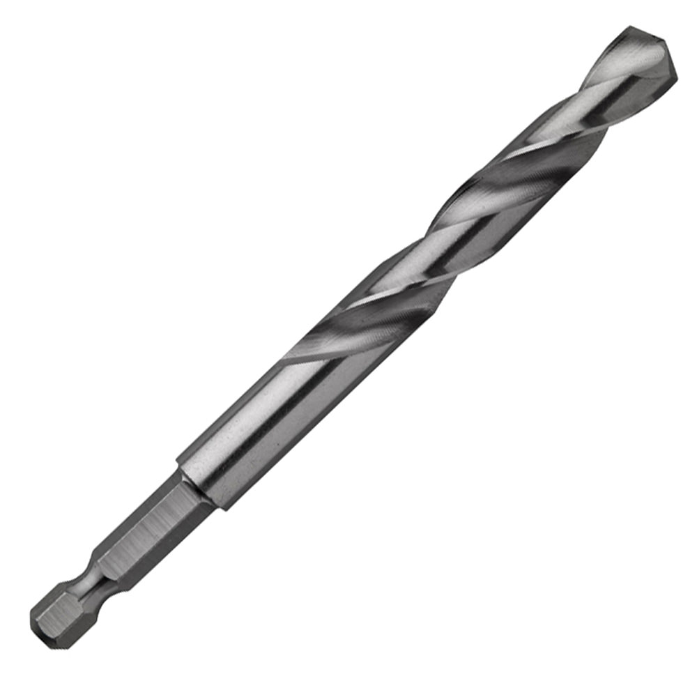 12 PIECE 1/4" HEX SHANK DRILL SET 1/16 TO 1/2"