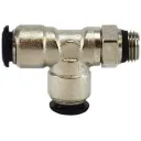 10MM OD X 1/2 SWVL MALE RUN-T N-PLTD