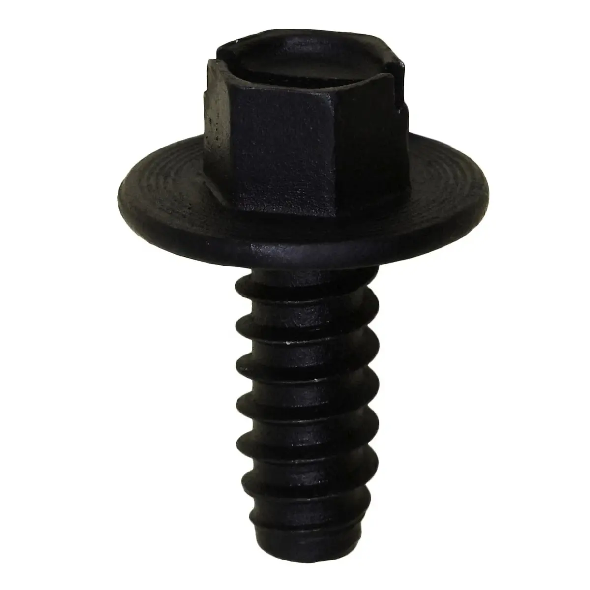 1/4 X 5/8 SLOTTED HEX WASHER HEAD LICENSE PLATE SCREW