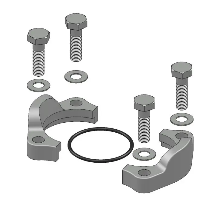 24 CODE 62 FLANGE KIT 1-1/2IN