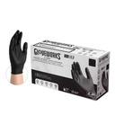 2XL BLACK SMOOTH NITRILE GLOVE