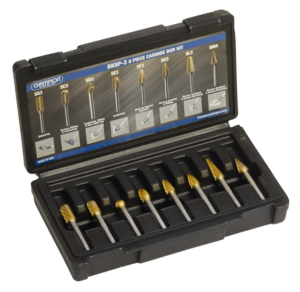 3 Champion High Performance Bur Kit SA3, SC3, SD3, SE3, SF3, SG3, SL3, SM4