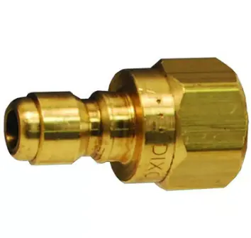 1/4 FNPT MALE BRASS PRESSURE WASHER QD PLUG