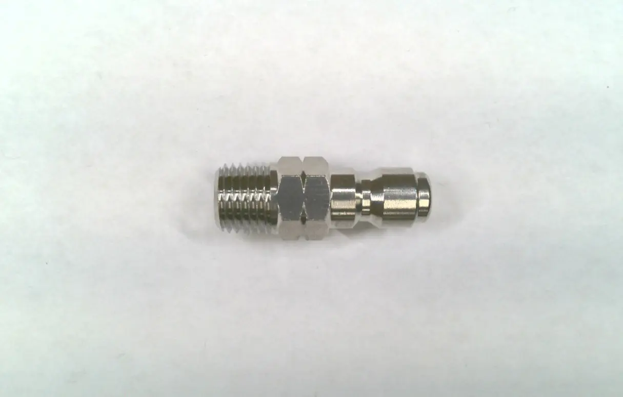 1/4 MNPT MALE STAINLESS PRESSURE WASHER QD PLUG