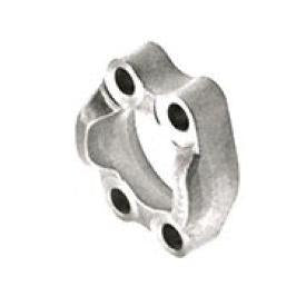 #12 CAPTIVE C62 FLANGE DRILLED, STEEL, STRAIGHT