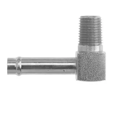 1-1/2 BEADED STEM (BARB) 1-1/2 NPT 90°