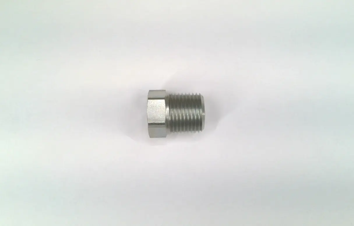 1/2 MNPT 3/8 FNPT STAINLESS PIPE BUSHING