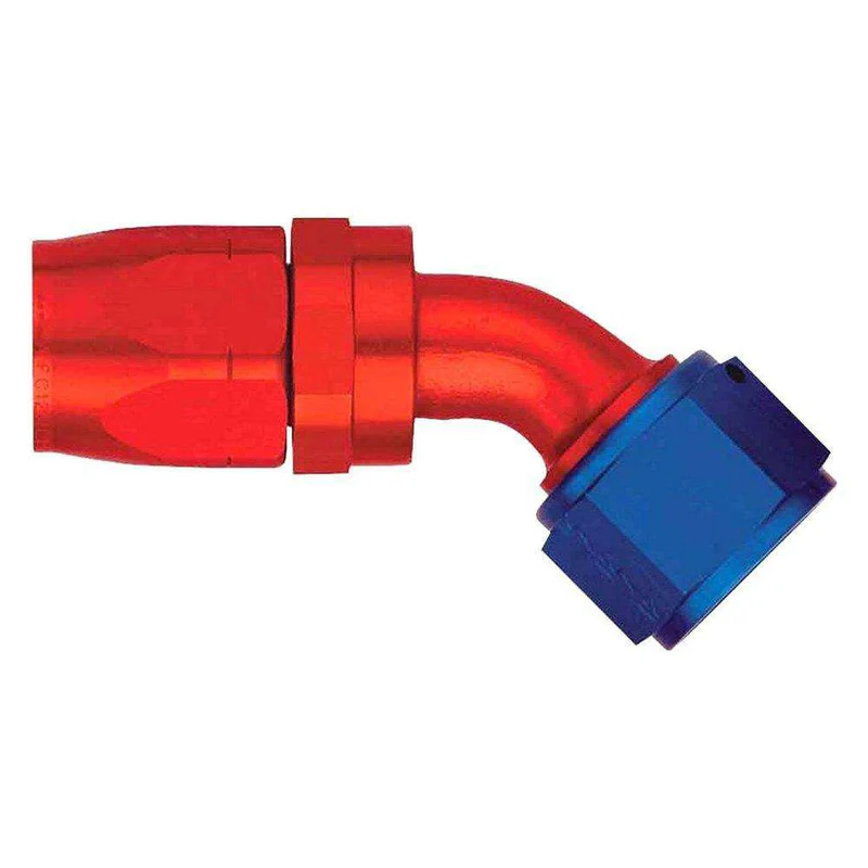 -16FJIC REUSABLE 45 DEG ALUMINUM RACE FITTING