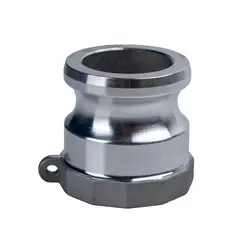 1" TYPE A MALE CAM AND GROOVE 1" FNPT ALUMINUM