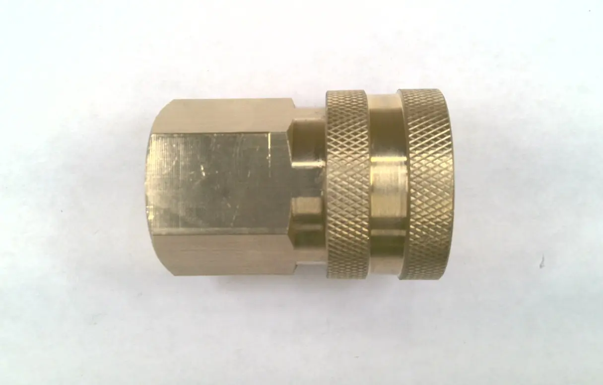 1/2 FNPT FEMALE BRASS FEMALE PRESSURE WASHER QD COUPLER