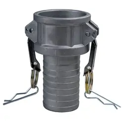 2" TYPE C FEMALE CAM AND GROOVE 2" BARB ALUMINUM