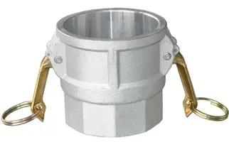 3/4" TYPE D FEMALE CAM AND GROOVE 3/4" FNPT ALUMINUM