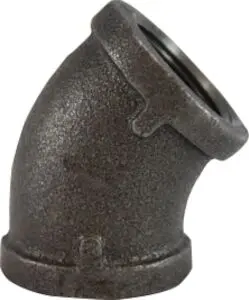 3/8 BLK 45 ELL