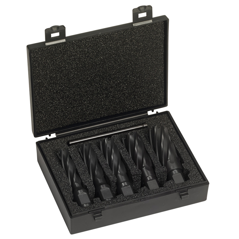 SET Champion 5 Pc. HSS Annular Cutter Kit 2" Depth Of Cut