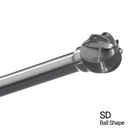 Champion Single Flute Carbide Bur For Aluminum, Non-Ferrous Metals
