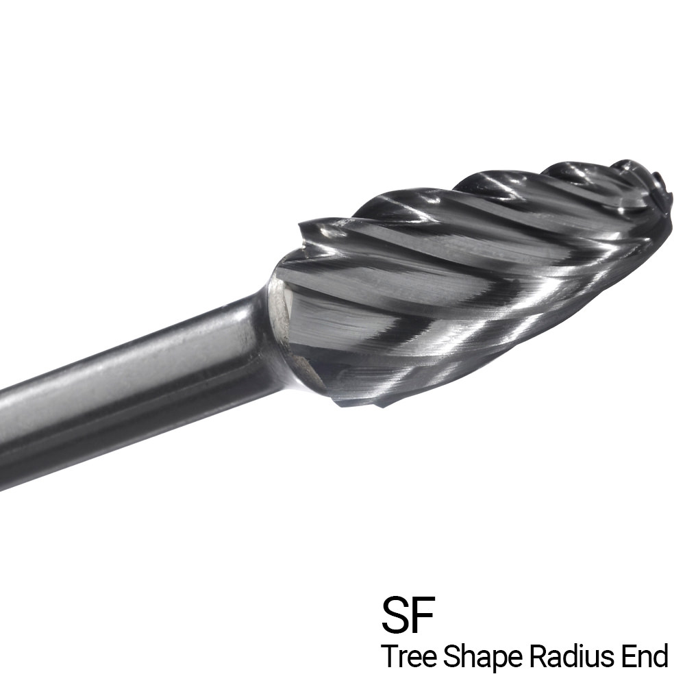 Champion Single Flute Carbide Bur For Aluminum, Non-Ferrous Metals