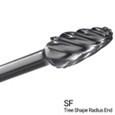 Champion Single Flute Carbide Bur For Aluminum, Non-Ferrous Metals