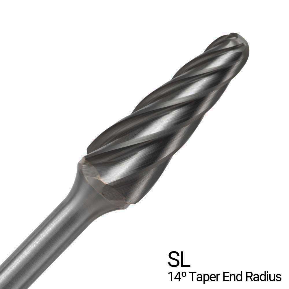 Champion Single Flute Carbide Bur For Aluminum, Non-Ferrous Metals
