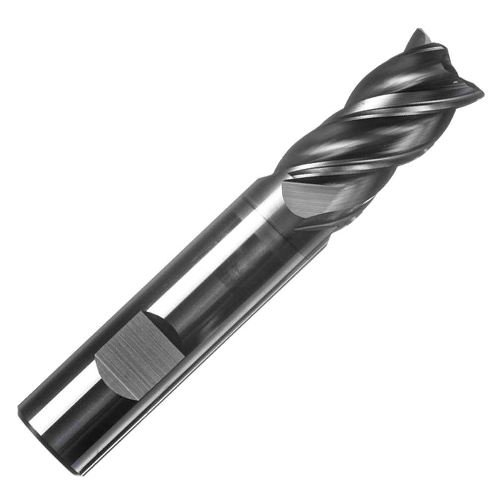 3/4 Champion High Performance End Mill Four Flute, Corner Chamfer End